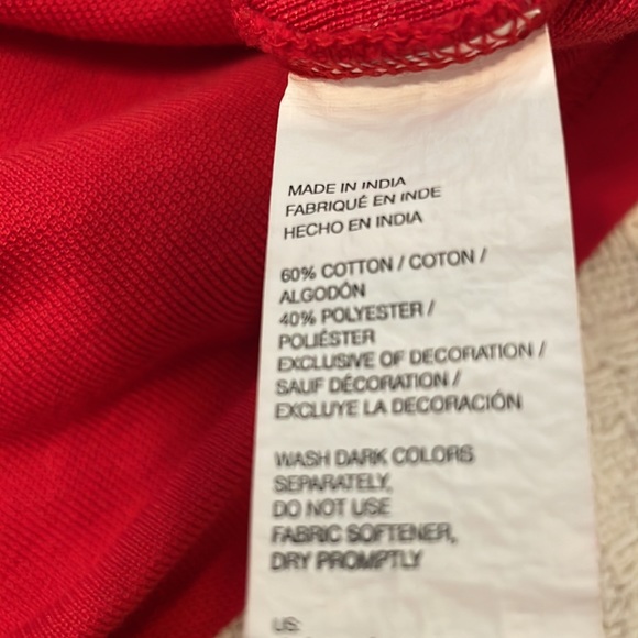 Mens Izod Brand Deep Red Short Sleeve Polo Shirt Size L - Picture 4 of 5